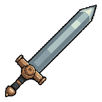 iron sword  plain unenchanted