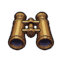 binoculars brass  bounty hunter worn
