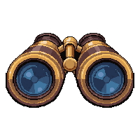 binoculars brass  lawman official