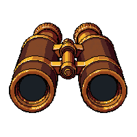 binoculars brass  outlaw marked stolen