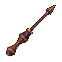 bow and arrow native  pearl handle grip