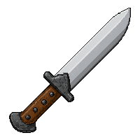 bowie knife large  sheriff star badge