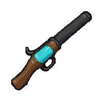 branding iron  turquoise stone inlay