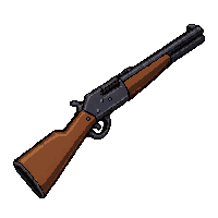 Lever Action Rifle Brand New From Store — free pixel art sprite from the Runner Western Weapons collection, transparent PNG