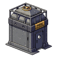 Scifi Brig Prison Cell Force Field Barrier — free pixel art sprite from Scifi Interior