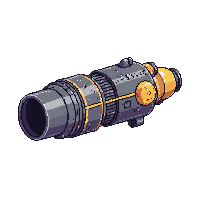 Scifi Engine Thruster Large Nozzle Exhaust — free pixel art sprite from the Scifi Interior collection, transparent PNG