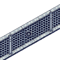 scifi floor tile grating metal walkway holes