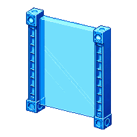 scifi force field barrier blue transparent wall