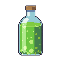 acid grenade green toxic corrosive vial