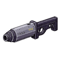 arm cannon large barrel integrated forearm