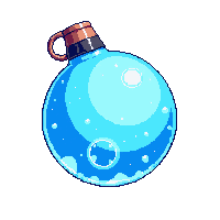 cryo grenade ice blue frost frozen sphere