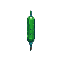 dart gun tranquilizer green vial barrel