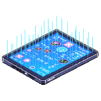 data pad tablet thin holographic screen