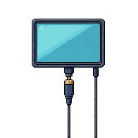 hacking device small screen cables plug