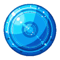 holographic disc blue round data storage