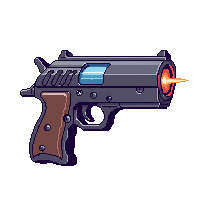 knuckle laser four barrel fist weapon