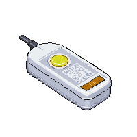 radiation badge small dosimeter clip pin