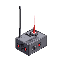 signal jammer box antenna red light