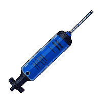 stim pack small auto injector blue tube