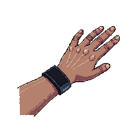 wrist computer screen arm band device