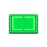 exit sign green glowing rectangle