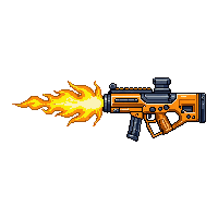 flamethrower orange tank nozzle fire