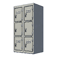locker metal gray tall personal storage
