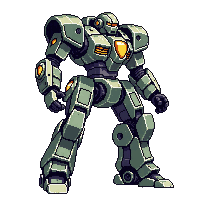 mech suit bipedal large armored cockpit