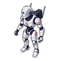 medical bot white cross arm scanner