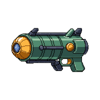 rocket launcher green tube shoulder mounted