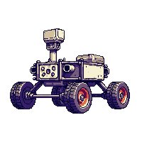 rover wheeled six wheels mars red planet