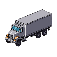 spaceship cargo large boxy gray hauler