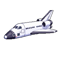 spaceship shuttle medium white transport