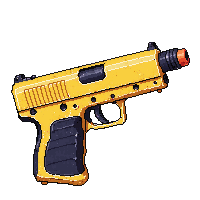 stun gun yellow compact electric prongs