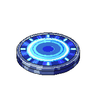 teleporter pad circular platform blue ring