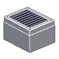 vent grate metal rectangular air duct