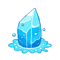 Cryo Freeze Ice Crystallizing Blue Cold Spreading — free pixel art sprite from Scifi Pro