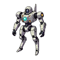 light mech scout fast agile thin legs sensor head