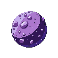 Asteroid Chunk — free pixel art sprite from Scifi Props