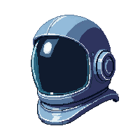 Astronaut Helmet — free pixel art sprite from Scifi Props