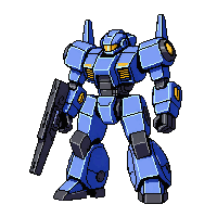 Combat Mech Blue — free pixel art sprite from Scifi Props
