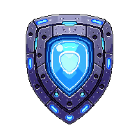 Energy Shield Wall Segment — free pixel art sprite from Scifi Props