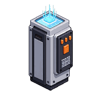 Fuel Cell — free pixel art sprite from the Scifi Props collection, transparent PNG