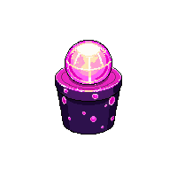 Power Core Glowing — free pixel art sprite from the Scifi Props collection, transparent PNG