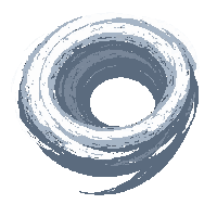 cyclone large spiral gray white massive storm