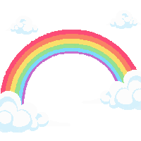 double rainbow two arcs colorful bright sky