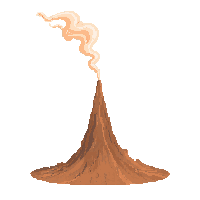 dust devil small brown sand spinning column