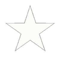 single star bright white five pointed glowing