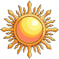 sun ornate golden decorative celestial baroque
