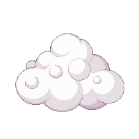white cloud fluffy cumulus round soft bright
